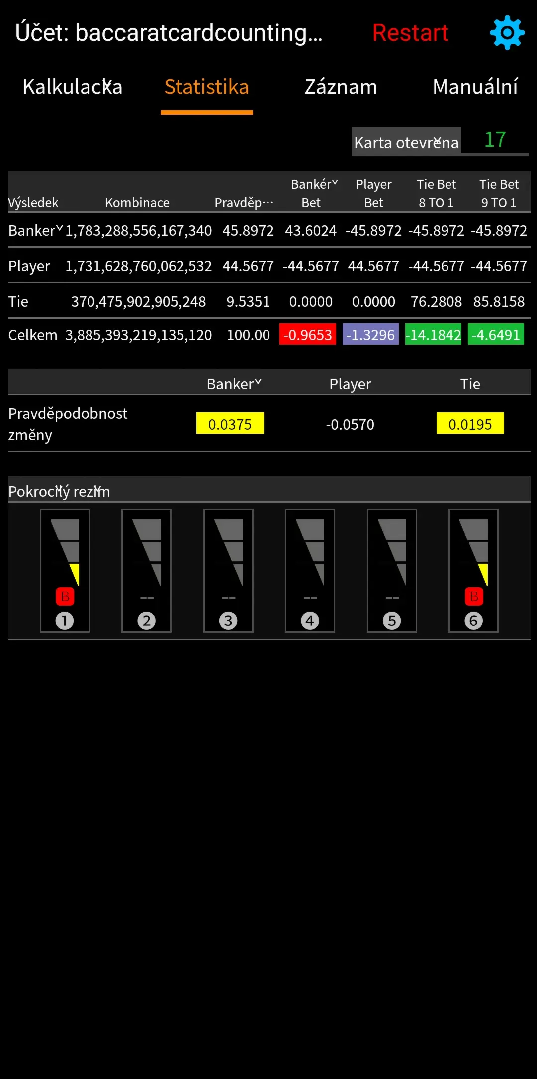 Baccarat Statistics